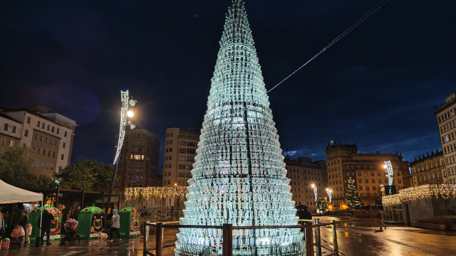 Christmas in the Spain square